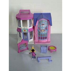 Fisher Price Sweet Streets Dance Gymnastics Studio 2004 Girl + Some Accessories